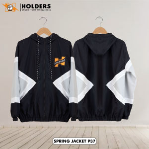 HOLDERS Jaket Parasut Hoodie Pria Winbreaker Tracktop Suit Casual Vintage Olahraga Running Sport