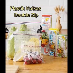 Plastik Penyimpanan Makanan / Plastik Kulkas Double Zip PR0240