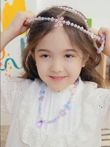 ชุดลูกปัดโบว์ Diy รวมเครื่องประดับงานฝีมือ ประเภทเครื่องประดับ ที่คาดผมสร้อยคอร้อยลูกปัด