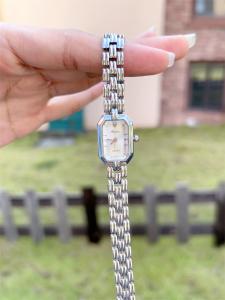 Domestic Goods Old Brand Special Interest Light Luxury Crystal Mirror Imported Movement Copper-Plated Gold Retro Waterproof Quartz Bracelet Women's Watch