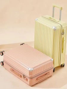 New Fashionable Travel Suitcase Large Capacity Password Lock Mens Style with Universal Wheels Luggage Carry-On Bag