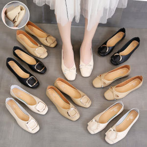 Soft Bottom Cow Tendon Flat Shoes Spring 2026 New Style Slip-On Casual Bean Bean Shoes Womens Shoes Small Leather Shoes