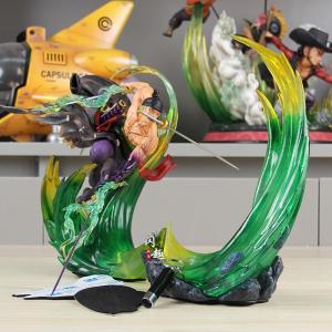 Ghosts Island Flowing Plum Slain by Sabreman Luminous Anime Model Statue One Piece Static Collectible Figurine for Adults