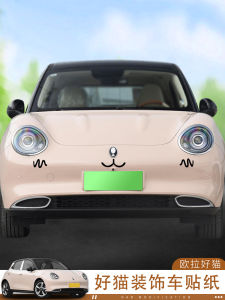 Euler Tốt Mèo Xe Ô Tô 23 Phong Cách Flash Cat Màu Đen Mèo Sửa Đổi Miếng Dán Cá Tính Sáng Tạo Đề Can Trang Trí Xe Ô Tô