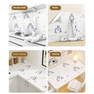 สติกเกอร์ติดผนัง PVC การ์ตูนน่ารักขนาด Hiasan Dinding Rumah 60ซม. * 3M