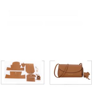 Handwoven Fashionable Bag Materials Kit for Mothers Day DIY Craft Making Team Building And Parent-Child Activity Pillow Shaped