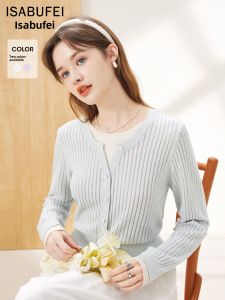 isabufei | Slim Waist Slimming Wool Blend Knit Top