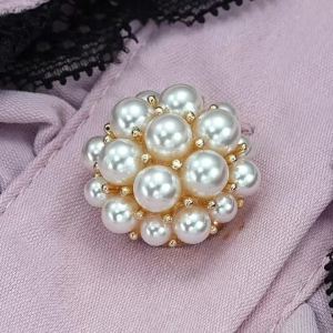 Bộ Nút Cài Ngọc Trai Tinh Tế 23mm Trang Trí Thời Trang Không Cần May Dùng Cho Phụ Kiện Quần Áo Có Nhiều Lựa Chọn 1/2/3/4 Cái