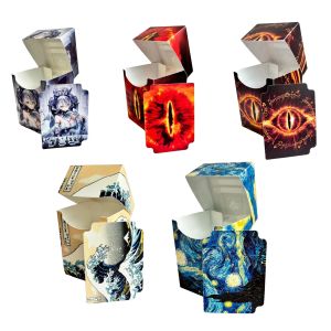 Takara Tomy | Broad Game Trading Card Cases Starry Sky Waves Eye Card Deck Box 100+ Storage MTG Deck Box With One Dividers Collectible