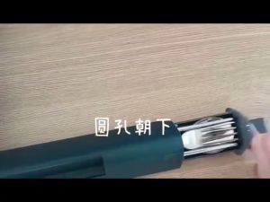 PORMA Portable Cutlery Set 304 Stainless Steel Traveling Cutlery Spoon Fork Chopsticks Flatware Set with Case