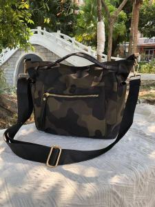 Fashionable Nylon Crossbody Bag Womens Casual Handbag Commuter Large Capacity Single Shoulder Stylish Diagonal Bag