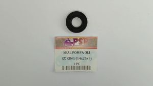 Seal Pompa Oli RX KING BESAR 14x25x5 (PSP) - Sil Sel Siel Karet Oil Pomp Pump YAMAHA RX KING OLD