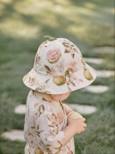 babylove | Infant Summer Bamboo Cotton Camellia Fabric Fisherman Sun Hat