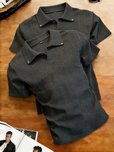 LIUBU | Heavyweight Seagull Collar Summer Cleanfit Polo Shirt
