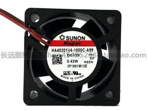 Sunon 4020 12V 0.42W 4cm Silent Heat Sink Fan Ha40201V4-1000c-A99 Digital Accessories Other Parts And Accessories