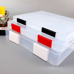 A4 Size File folder transparent 2cm/3cm/5cm thickness folder box waterproof file box