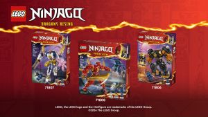 LEGO NINJAGO 71808 Kai’s Elemental Fire Mech (322 Pieces)