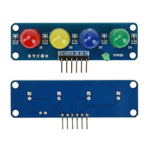 diymore | DC 3.3-5V ST009 four position LED module signal light LED module traffic light module for making traffic light system module