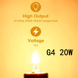 1/5/10PCS G4 12V 10W 20W Crystal Lamp Halogen Bulb LED Lamp Bulbs Eco Halogen Light Bulbs Capsule Inserted Beads