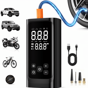 Portable Wireless Car Air Compressor Cordless Electric Tire Inflator Pump for AUTO Tyre Motorcycle Bicycle Boat Balls Inflatable