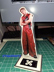 SB19 STELL in Hito Award Red Mini Standee Hard Laminated with Sintra Base High Quality Print