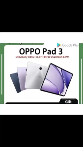 Oppo Pad 3 Dimensity 8350 11.6-Inch Flip Cover - Durable Shock-Absorbing 360° Rotating Leather Tablet Case