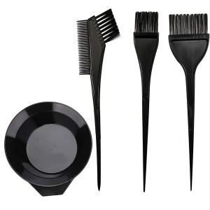 Hair Dye Color Brush and Bowl Set Color Bowl Brushes Tool Mixing Bowl Kit Tint Comb for Hair Tint Dying Coloring Applicator