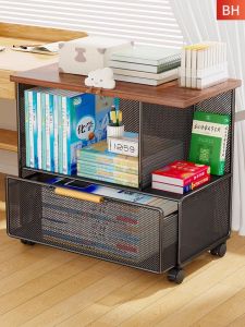 MUGG | Moveable Multi-layered Shelf on Wheels for Home and Classroom Use Document Storage Rack