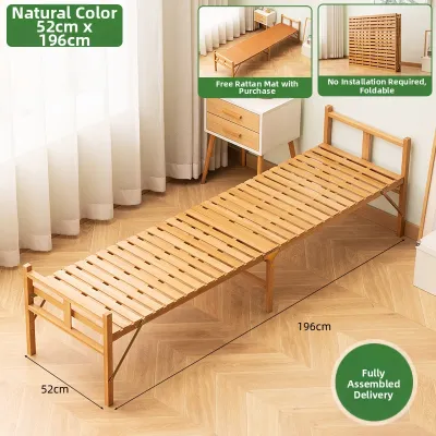 Foldable Bamboo Bed