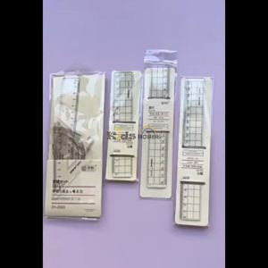 Transparent Ruler 15cm/18cm/20cm & Geometry Ruler Straight Ruler Triangle Rulers Protractor Ruler Tool Set