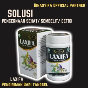 LAXIFA Kapsul Detox Pelancar BAB Detoksifikasi Binasyifa Herbal