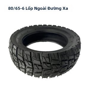 Lốp Xe Địa Hình 10 Inch 255x80 80/65-6 Dành Cho Xe Tay Ga Điện Kugoo M4 Pro/Zero 10X/KUKIRIN G2 Max/Inokim OXO Cỡ 10X3.0