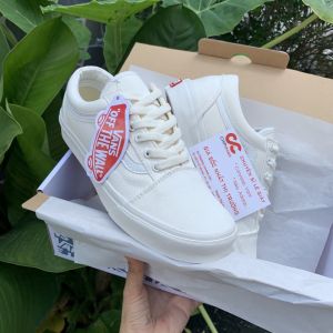 Giày Vans Old Skool Full trắng R 1:1 (Full box)