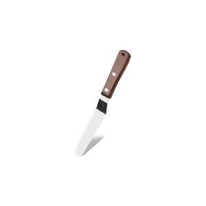 Icing Spatula Stainless Steel Offset Cake Spatula with Wood Handle Cake Decorating Spatula for Icing Cakes Cheese Pizzas