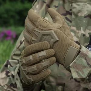Touch Scree Tactical Gloves Mens’ Paintball Airsoft Outdoor Sport Shooting Hiking Racing Police Full Finger Gloves