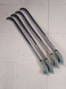 PARANG TEBAS UJUNG BENGKOK UKRAN 70 CM  BAHAN BESI FER BAJA KUALITAS DI JAMIN TAJAM