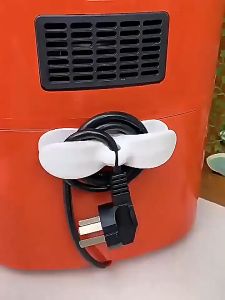 Silicone Cord Wrapper Cord Winder Plug Holder Soft Cord Hook Tidy Wire Clip Holder Cord Storage Cable Organizer