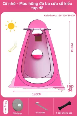 Beianlang|Lều Toilet Di Động Ngoài Trời Kèm Phòng Tắm