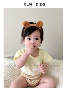 Adorable Plush Headwear: Bear Ear Hairbands for Baby Boys & Girls