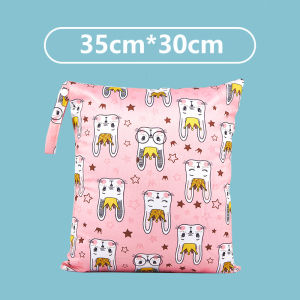 [Einmilk] Waterproof Wet Bag Washable Reusable with Snap Handle Diaper Bag WETB