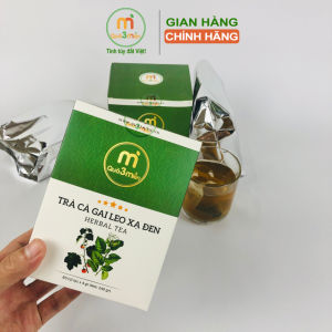 3 Hộp Trà Cà Gai Leo Xạ Đen giải độc gan ngừa ung thư hộp 60 túi lọc thương hiệu Quà 3 Miền