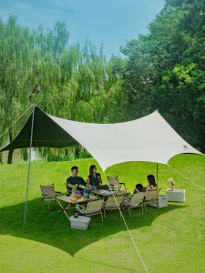 HUI LINGYANG | Thick Black Rubber Sun and Rainproof Tent