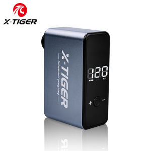 X-TIGER 120PSI Mini Electric Bike Pump Portable with Auto Start - Stop Fast Inflation Lightweight for Cycling