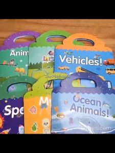 Reusable Sticker Book for Kids & Stickers Gift Goodies Bag for Children Day