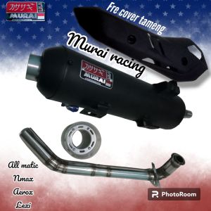 knalpot racing aerox nmax old dan new copy cms by murai racing