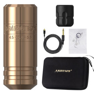Ambition Torped 36 Stroke 4.5-5.0-5.5mm Rotary Tattoo Pen Powerful Brushless Motor Machine RCA Wireless Kuark 2400mAh Battery