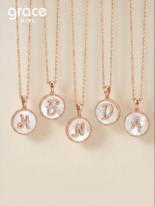 Grace Girl | Art Letter Luxury Design Necklace