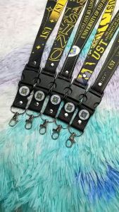 UST Black Variant | University of Santo Tomas | ID Lace Lanyards with Customized Sling Designs