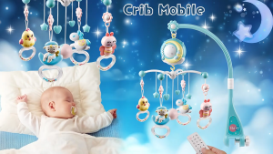 Rotating Baby Rattles Crib Mobiles Musical Box Projection 0-12 Months Newborn Infant Baby