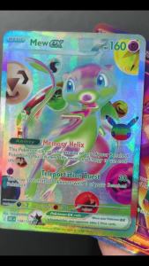 Keeppley | DIY Proxy English 30TH Celebration Futuristic Cyber Mmetal Mewtwo ex #157 Mew #158 Game Collection Card Toy